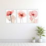 Wallity Set de Pinturas Decorativas de MDF Multicolor (3 Piezas)